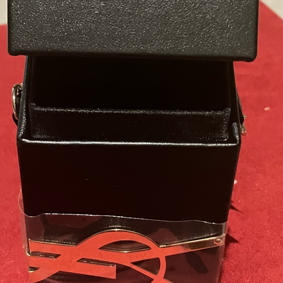 New YSL Beaute Black Mini Hard Clutch - Picture 6 of 7